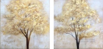 Artworks in 150 Subjects Painting - ag031 Abstract Gold Leaf